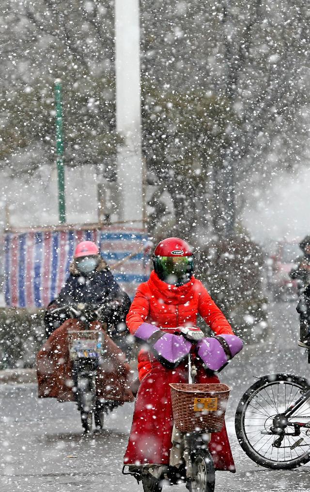这场风雪像模像样,潍坊市气象台发布结冰大风双预警,请市民防范