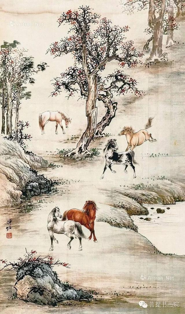 天津书画家溥佐国画作品欣赏