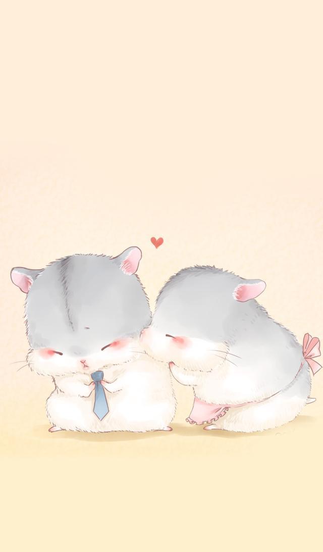 高清无水印壁纸都是超可爱的卡通版小仓鼠快快收去做壁纸吧