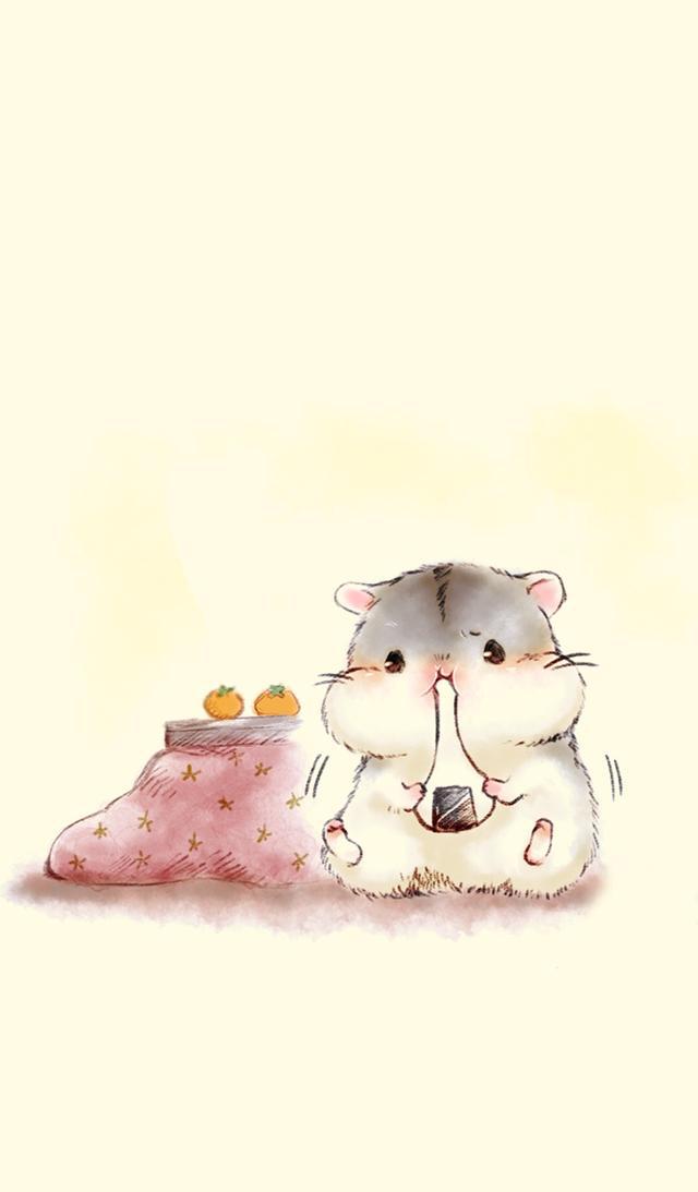 高清无水印壁纸都是超可爱的卡通版小仓鼠快快收去做壁纸吧