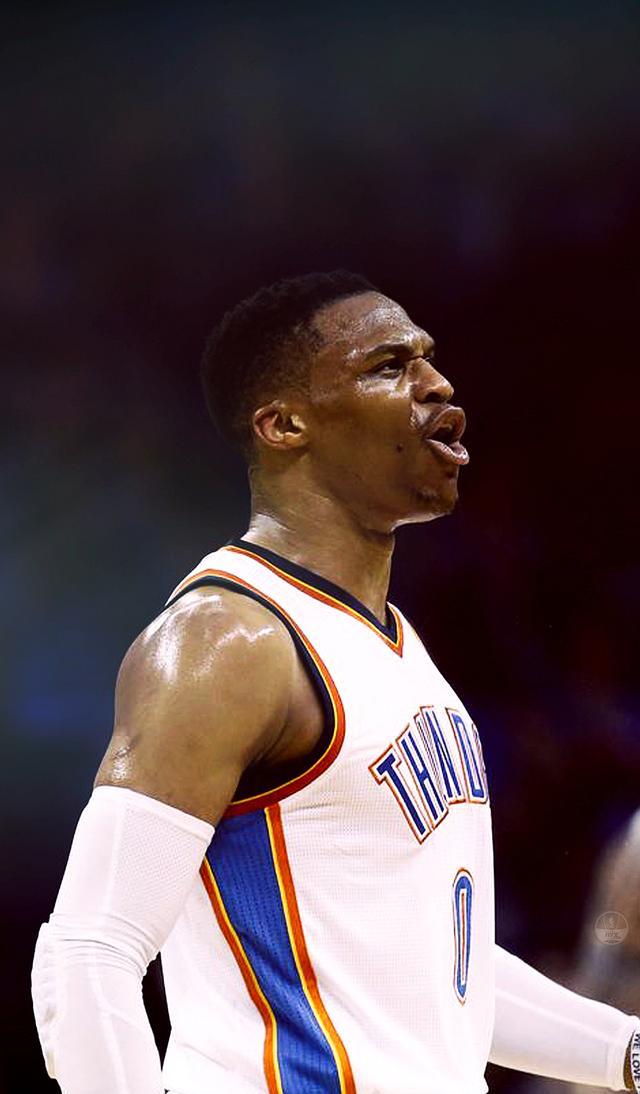 季后赛首轮球星壁纸——威少