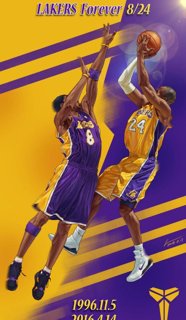 nba壁纸精选珍藏系列—黑曼巴8-24科比布莱恩特!