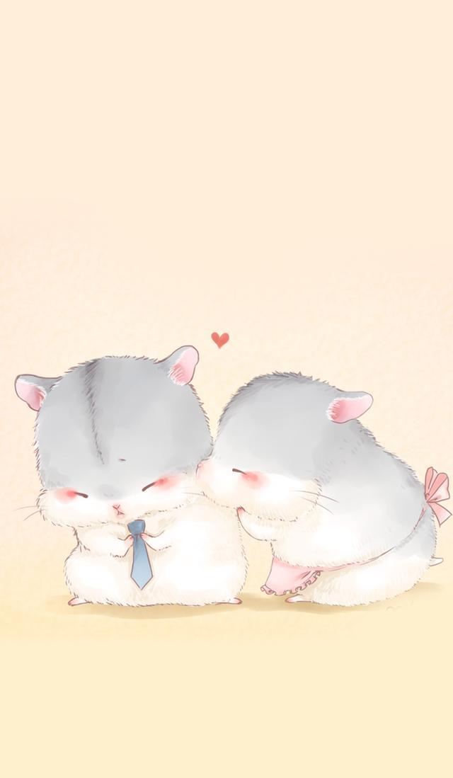 高清无水印壁纸都是超可爱的卡通版小仓鼠快快收去做壁纸吧