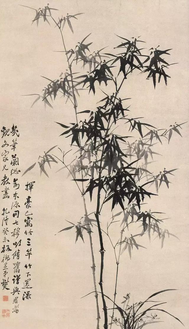 中国画20幅郑板桥画竹子蓬荜生辉