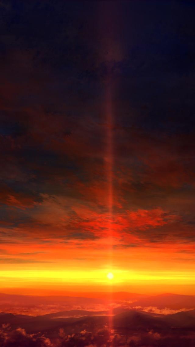 关注壁纸第184期二次元动漫动漫场景夕阳无限好只是近黄昏