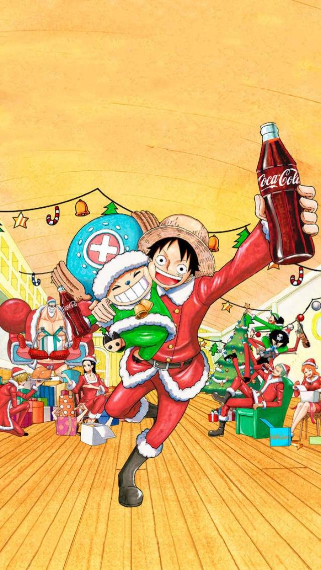 过节就是要红红火火,海贼王众人穿上红装齐贺圣诞,温馨又可爱