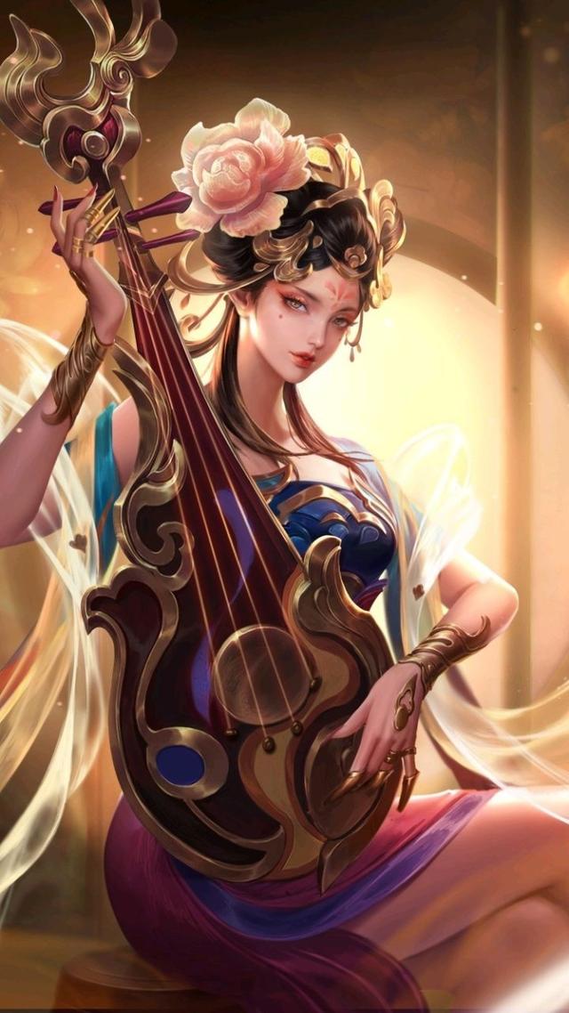 王者荣耀杨玉环288皮肤原画爆料惊艳度不如公孙离的花间舞