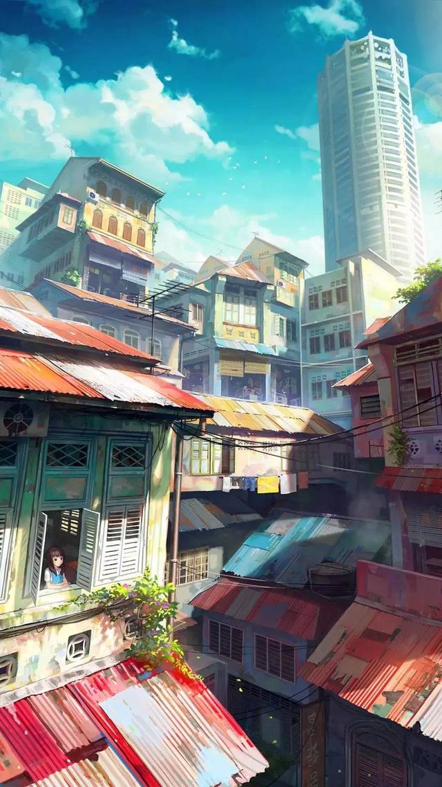 手机壁纸:高清唯美动漫场景图片