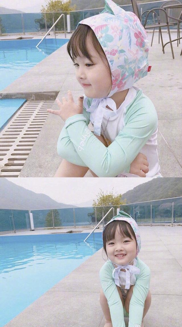可爱,调皮的女宝宝,也许这就是为什么大家想要生女儿的原因吧