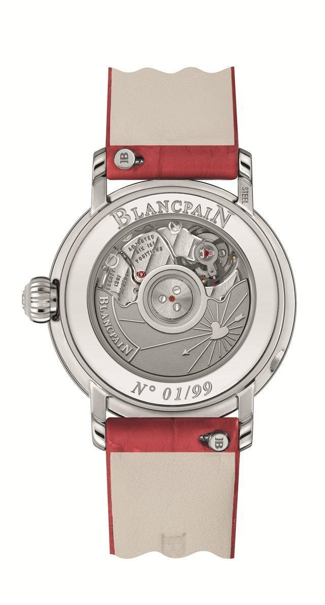 该款全新腕表表盘上的月运周期造型,体现了时制表业与天文学间的深厚