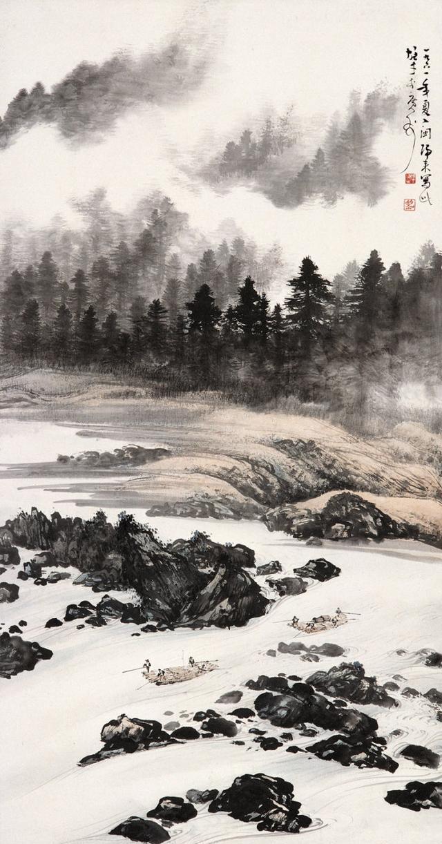 中国岭南派国画大师黎雄才的经典作品