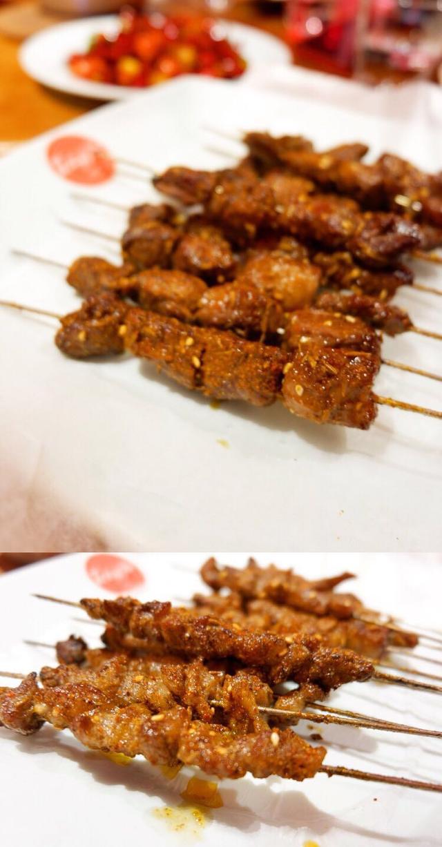 烤串 这油边烤的焦香焦