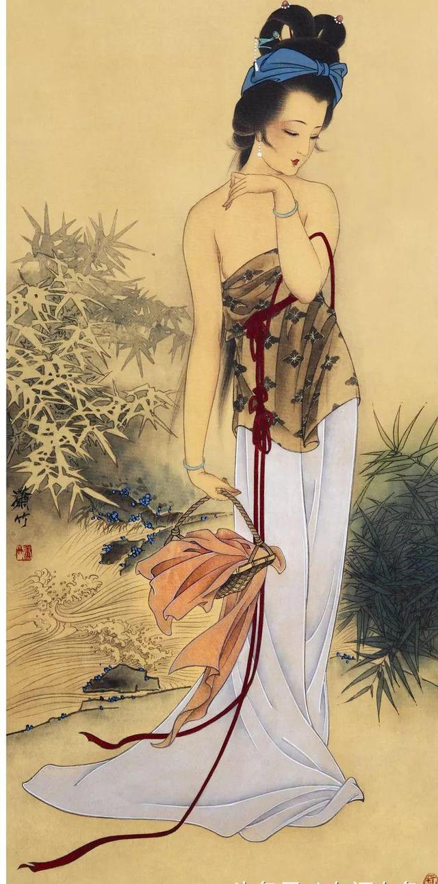 中国古代美女名画作品图片