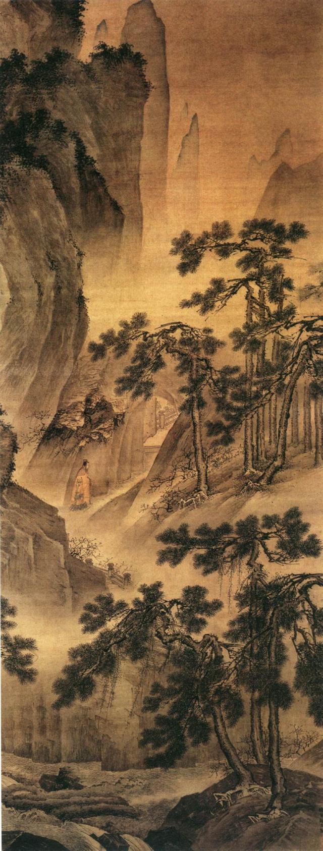 浙派之祖明代戴进作品欣赏花鸟人物篇