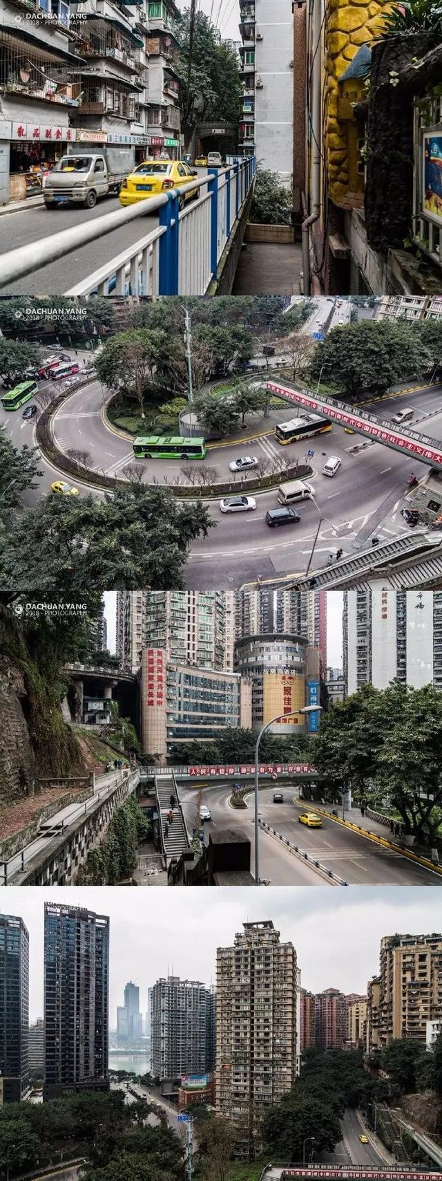 重庆的地形到底有多么魔幻? 看了网友拍的这组图就明白了