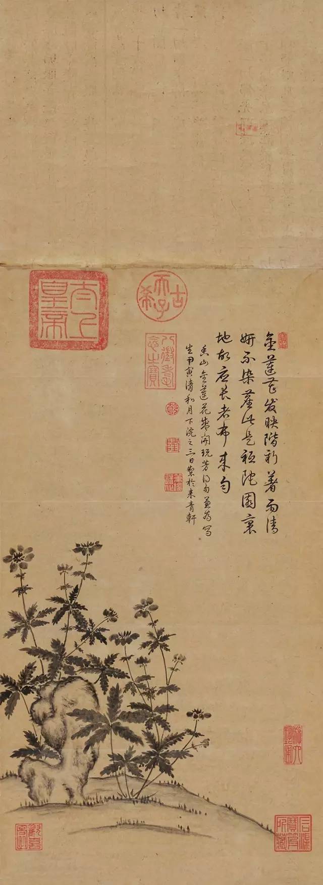 据说乾隆画了1400多幅画,这只是九牛一毛