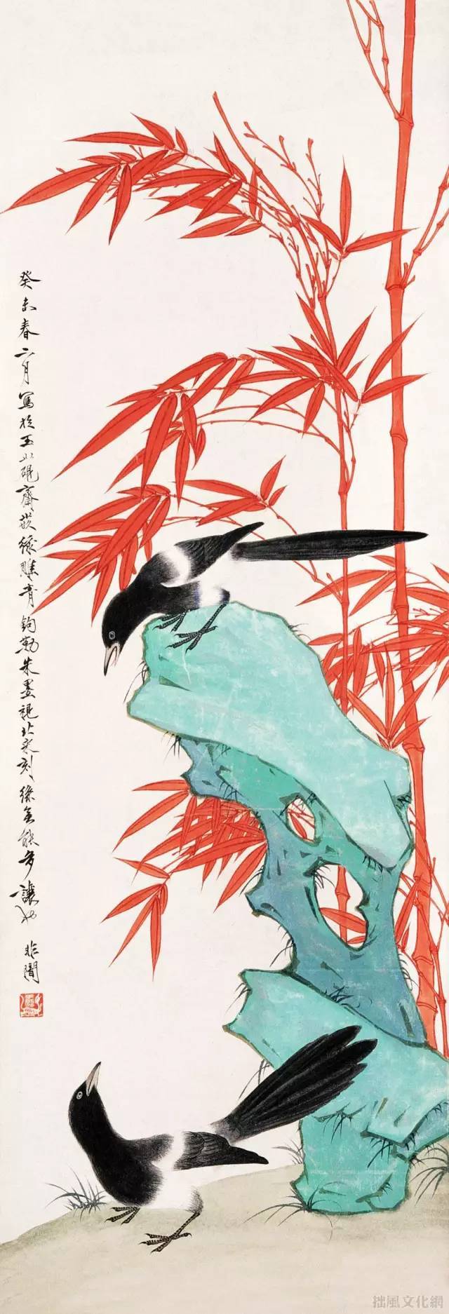 厚实丰艳而不刻不俗淡雅清劲却不薄不冷于非闇工笔画赏析
