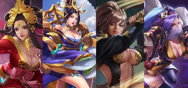 小米超神女英雄罩杯排行,玲珑的原画我只敢悄悄躲起来看!