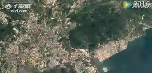 超震撼,卫星地图看惠阳大亚湾30年城镇扩张