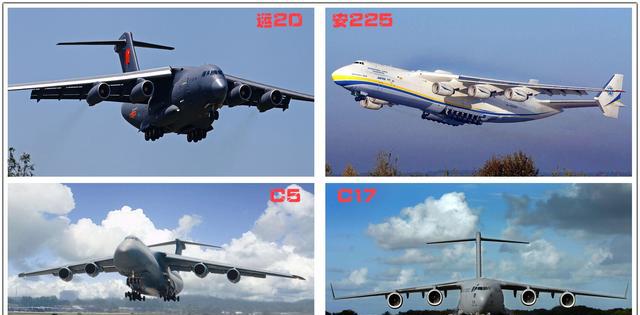 运20载重算是大型运输机里最小的了——66吨,排名第五,最大的安225"