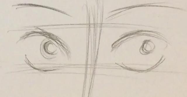 手把手教你绘画动漫人物眼睛六如何快速画出两只不同类型双眼