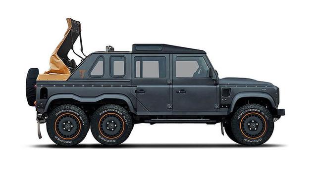 这台6轮的越野车,性能堪比奔驰g63,关键时刻还能挡手榴弹!