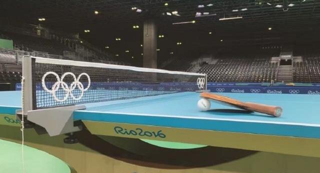 里约奥运乒乓场馆全景及球台和乒乓球大揭密