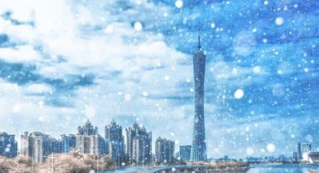 广州下雪了……这才是广州冬天正确的打开方式!