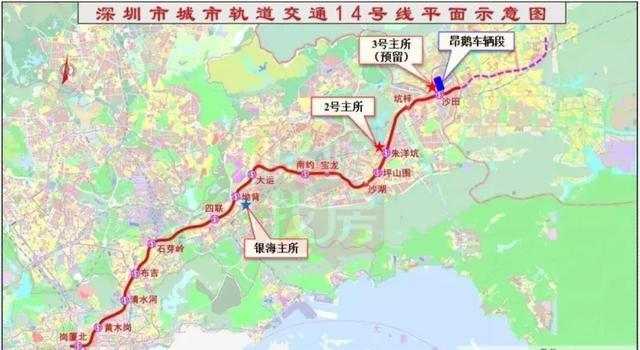 刚刚!地铁14号线最新规划及站点曝光!快来围观站点都分布在哪?