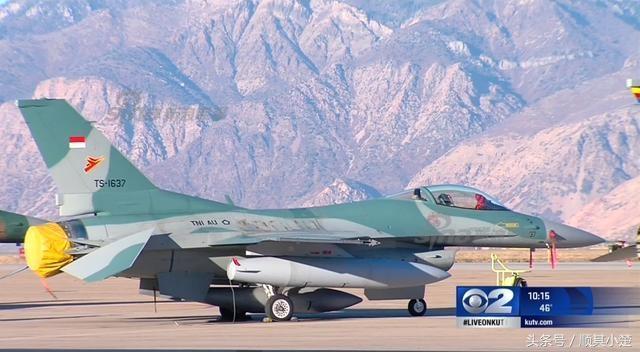 "飞机坟场"飞入印尼空军的f16c/d战机