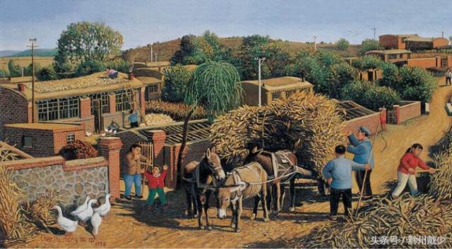 满满的回忆油画里的乡土中国