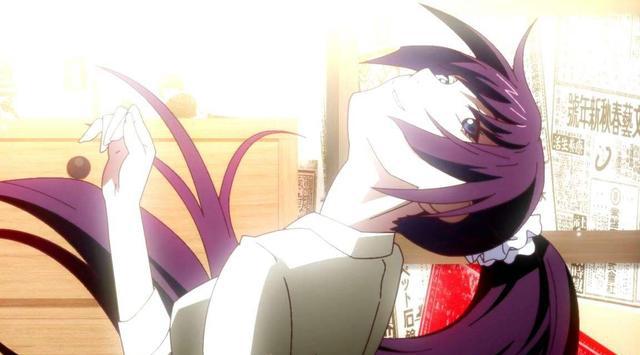 新房昭之的经典回头表情,只要有他指导监督的动画,基本上少不了这个45