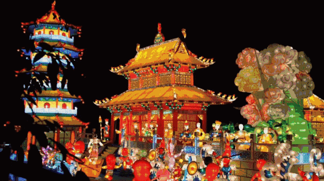 合肥非遗园向你喊话 免费畅玩非遗园彩灯花神庙会