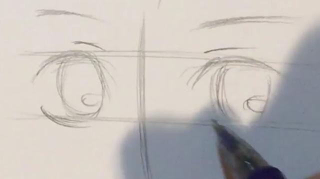 手把手教你绘画动漫人物眼睛六如何快速画出两只不同类型双眼