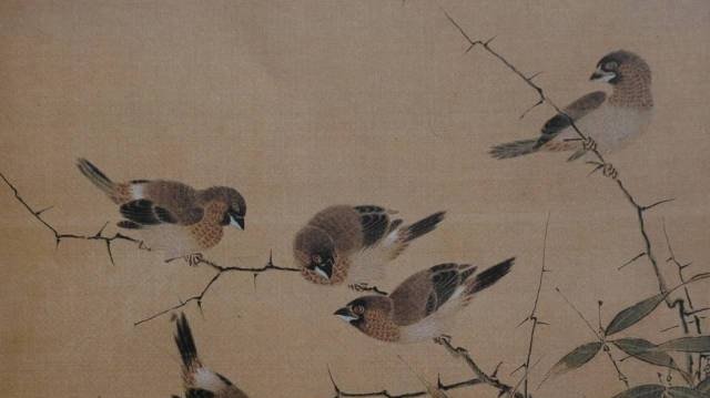 宋代折枝花鸟画构图程式剖析|画面|构图|花鸟画_新浪新闻