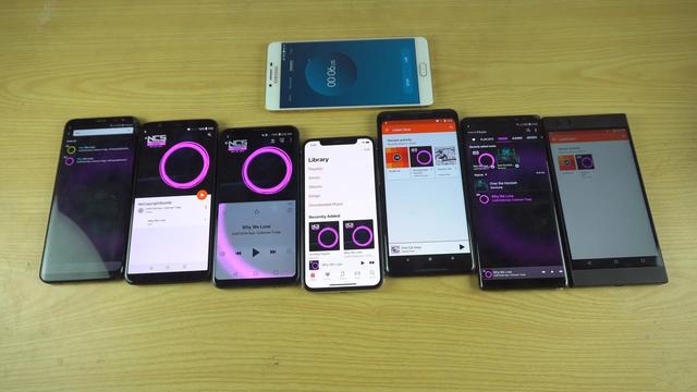 7部旗舰手机电池续航测试,雷蛇第五iphonex不是第一|三星|手机|雷蛇