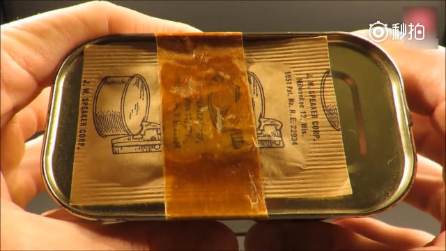 965年的军用罐头,把它拆开才知道有多丰盛,爷爷说的是真的