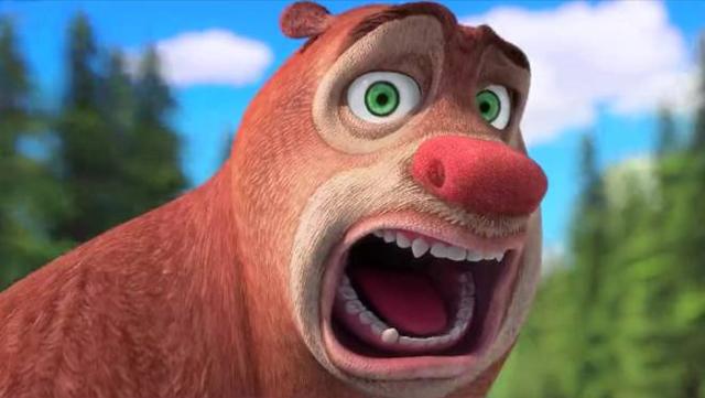 熊出没中熊大竟可以不借助东西在空中飞翔!导演是故意为难牛顿吧