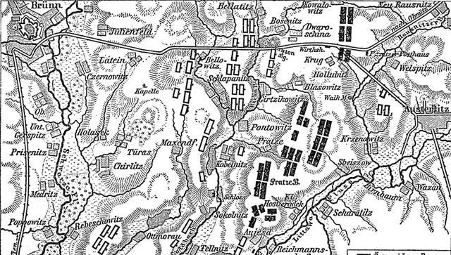 奥斯特里茨地图图片