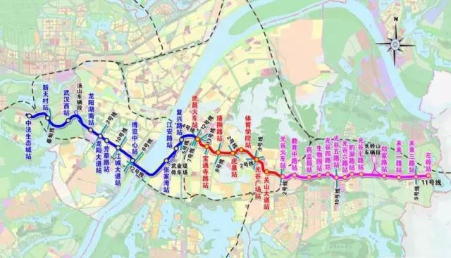 5号线延长了黄家湖大学城10万人有福了武汉最新地铁进度