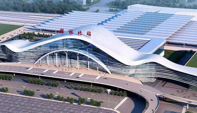 广西正在扩建的一座大型火车站