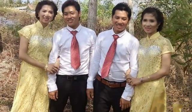 双胞胎兄弟娶回双胞胎妻子,众网友纷纷表示:认错了咋办