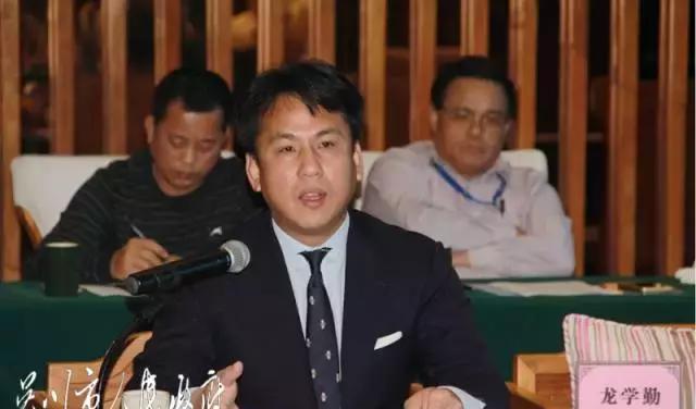 鼎龙集团负责人龙学勤汇报碧桂园鼎龙湾国际海洋生态度假区在建项目