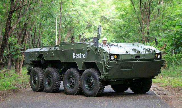 印度"茶隼"轮式装甲车