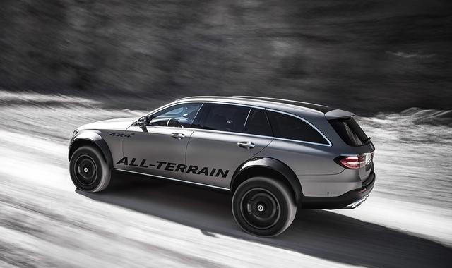 全世界就一辆的全地形旅行车,奔驰e400 4x4,涉水深度500毫米