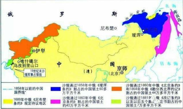 中国失地多数已经回归为什么只有被俄国占领的无法收回