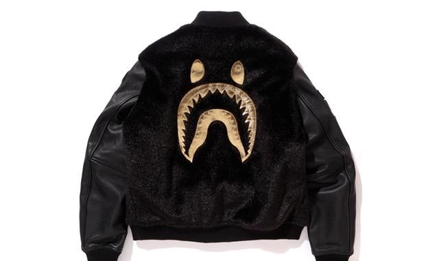 shark m-51 hoodie jacket bape black 发售日期;2 月 日 rmb发售价