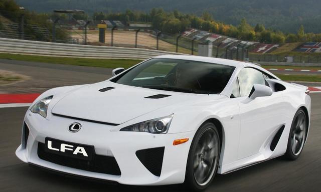 丰田其实在性能领域也时不时有动作,比如前几年有雷克萨斯lf-a,600万