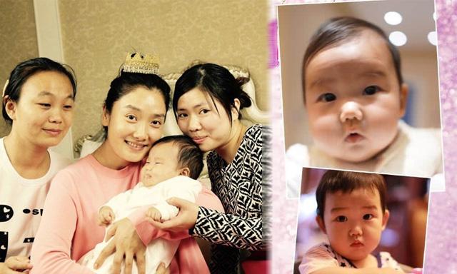 36岁玲花全家近照老公身家过亿险让凤凰传奇解散女儿萌萌哒