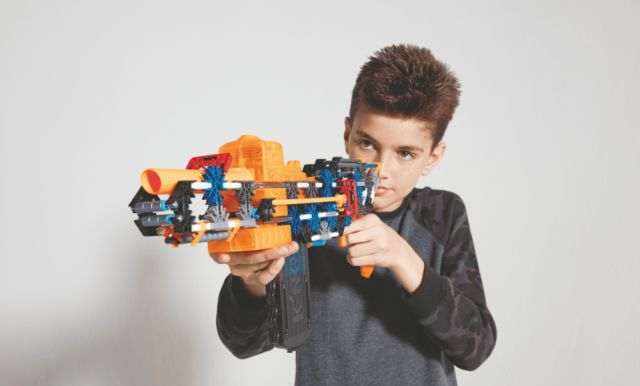 每个男生都会需要这把令他们疯狂的knex酷炫闪电枪